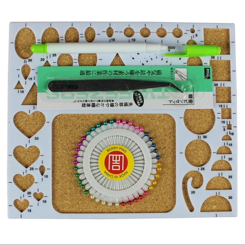 2017 новые Квиллинг наборы с перьями/пинцет/рабочие доски/булавки) для украшения