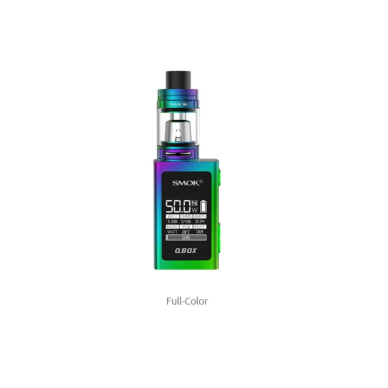 Оригинал smok qbox комплект standard edition q box mod 1600 мАч 50 Вт батареи tfv8 ребенок бак 3 мл vape kit