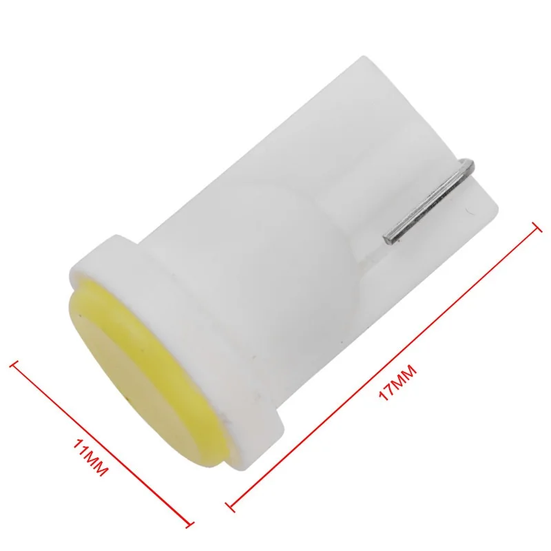 10 шт. T10 194 W5W Светодиодная автомобильная парковочная Лампа 501 WY5W 1 COB LED клиновидный