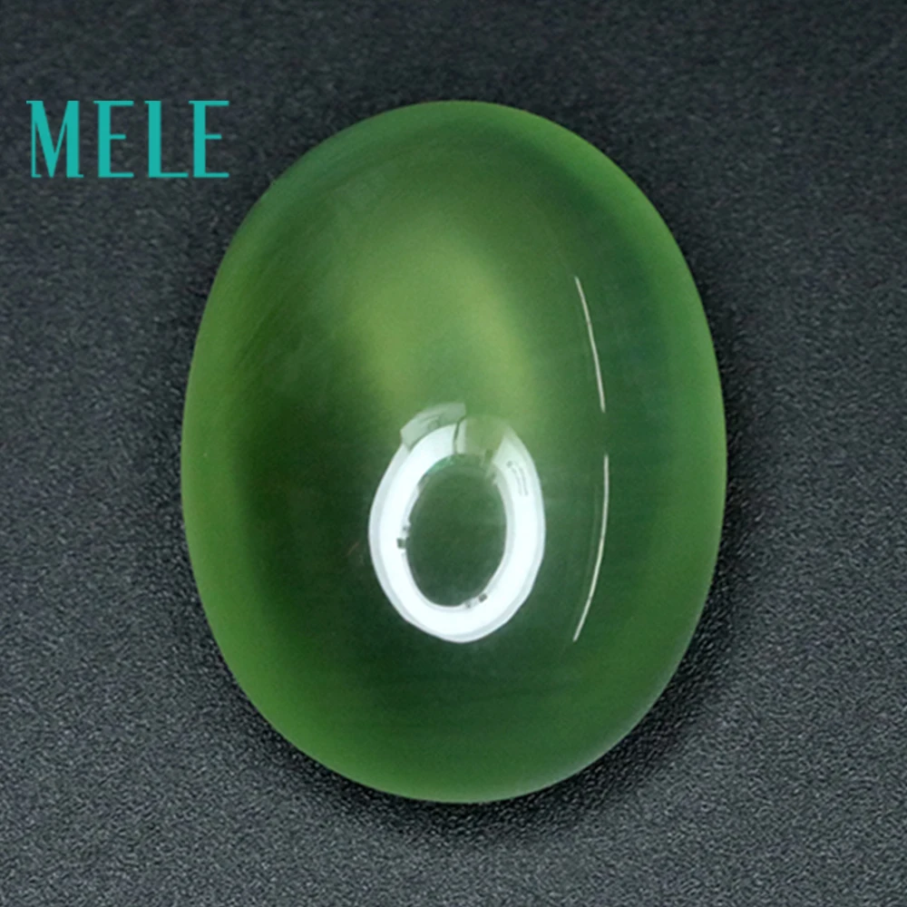 

Top quality Australia natural prehnite for jewelry making,Oval shape 21X28X13mm 58.8ct loose gemstone