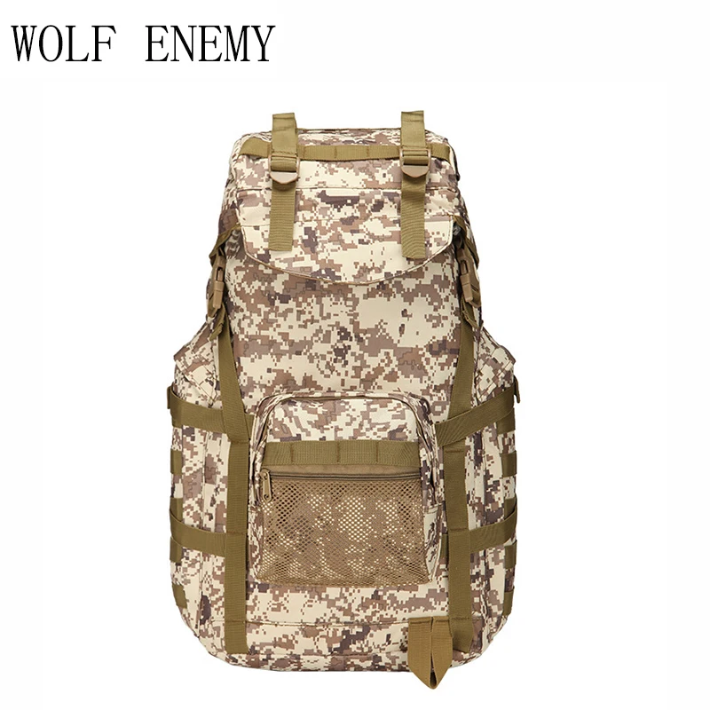 Уличный тактический рюкзак 60 л военная сумка армейский Треккинговый спортивный