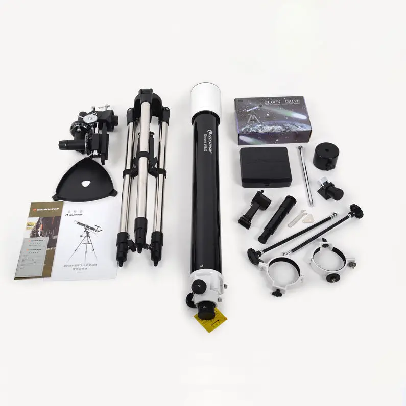 Celestron астрономический Делюкс 90EQ рефракторный телескоп EQ2 экваториальный