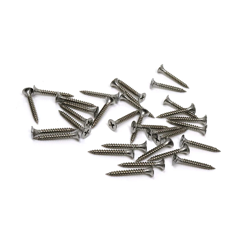 T.K.Excellent 30 Pieces 3.5*30 Bugle Head Fine Hhrewd Dry Wall Screw Stainless Steel Hardware Fasteners Tools Drywall Screws |