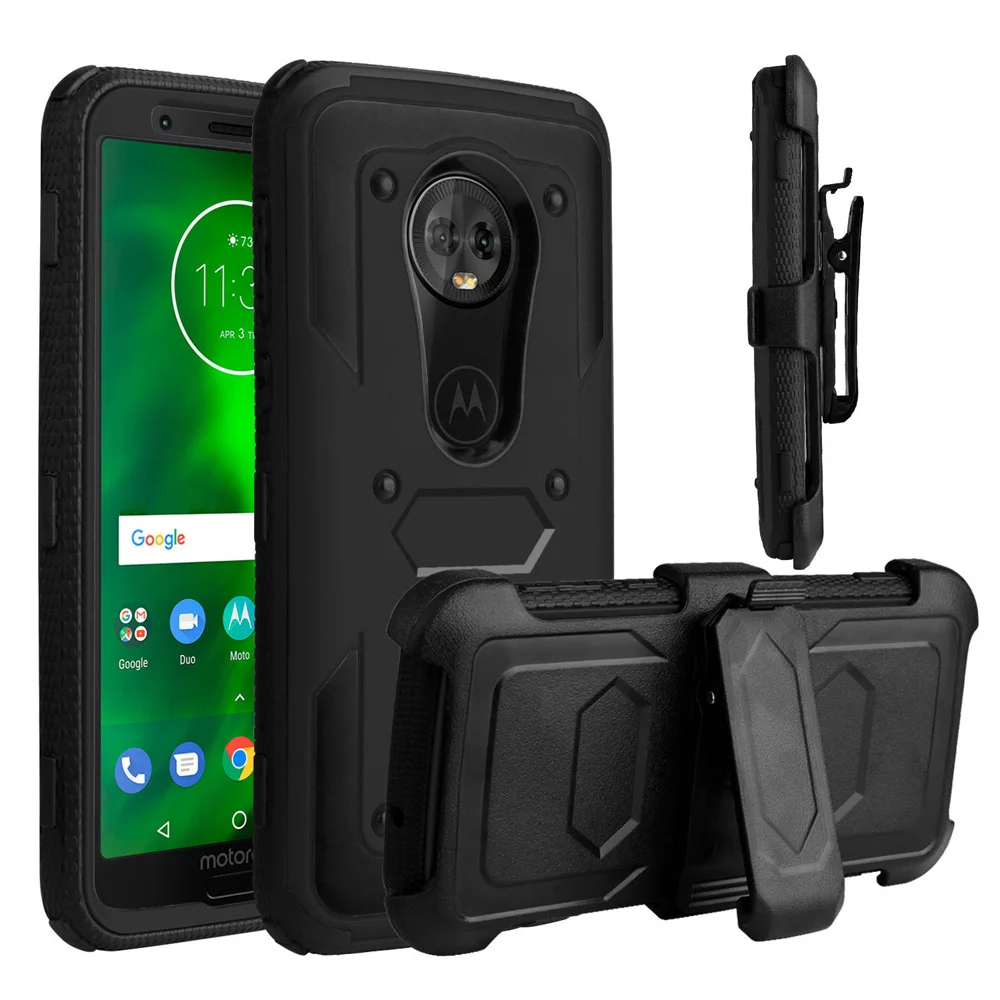 Чехол для Motorola Moto G6 сверхмощный гибридный прочный чехол противоударный защитный