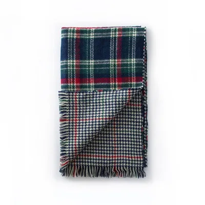 Зима 2018 Новинка Европейский британский бренд идентичные тысячи птиц клетчатый