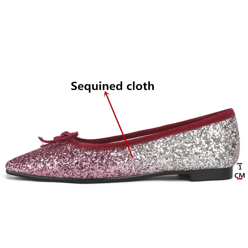 CONASCO модные сексуальные блестящие туфли для вечеринки свадьбы женские на плоской