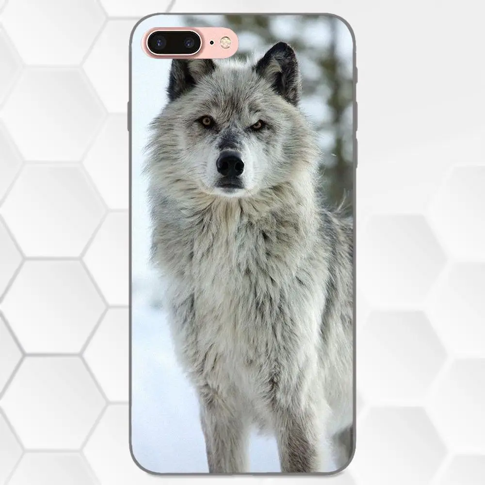 Чехол для мобильного телефона из ТПУ Huawei Y3 Y5 II Y6 Y7 Y9 nova 2 Plus 2S 3i 4 Lite Prime 2017 2018 2019 Wolf On