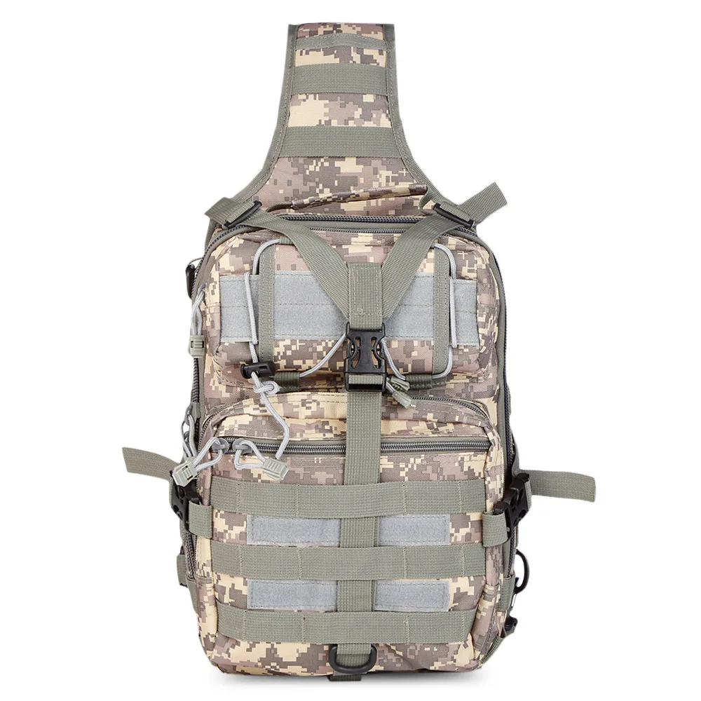 Acu Camouflage Уличная военная сумка, тактический рюкзак, армейская сумка на плечо, рюкзак для кемпинга, походов, охоты, рюкзак, камуфляжная походная сумка - Цвет: Acu Camouflage