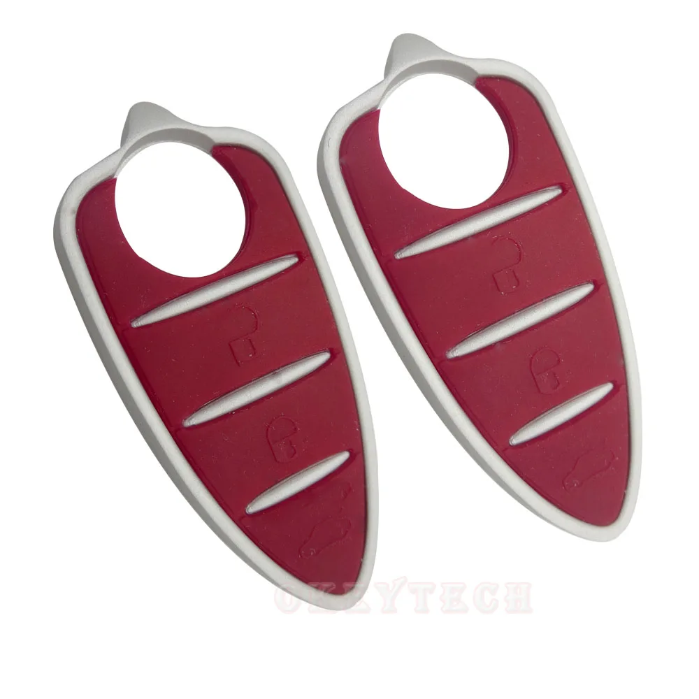 OkeyTech Высокое качество 1 шт. 3 кнопки дистанционного флип брелок для ключей мягкая