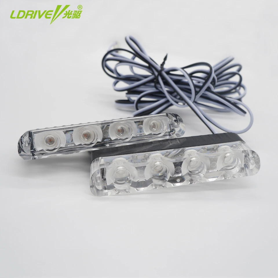 Новинка 2016 2 шт./лот 12 В 3 Вт автомобильный Стайлинг светодиодный стробоскоп