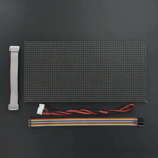 64x32 flexible soft RGB LED advertising Led Screen Module Board 64x32 dot matrix P5 DFR0596 SMD LED Lattice Screen Module Cable