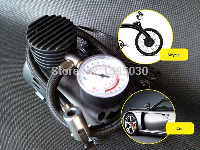 Fiyat 40 Adet/grup 12V Taşınabilir Lastik şişirme Araba Elektrikli Pompa Hava Kompresörü 300PSI K590