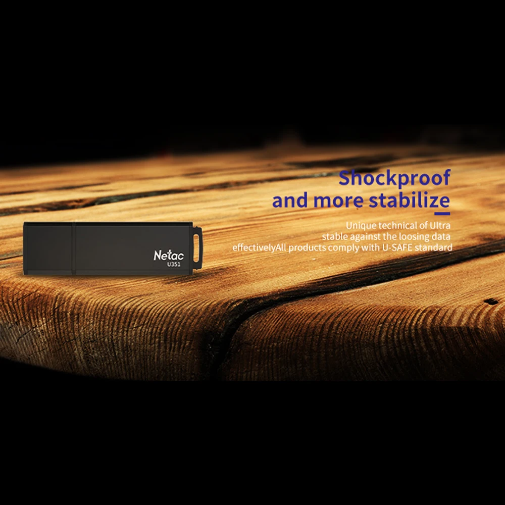 Флеш накопитель Netc U351 USB 3 0 портативный U диск флешка автомобильные флэшки тонкие