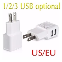 5v 2a 1 2 3 usb 3 ports interface travel eu us plug usb 71 original quality wall charger adapter for samsung 7100 iphone 300 pcs