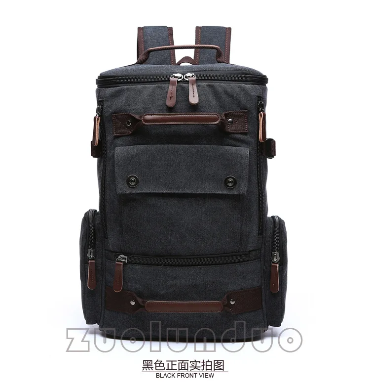 Большой холщовый рюкзак для мужчин Путешествия Back Pack Multifunctional сумка для женщин ноутбук школьные ранцы женский