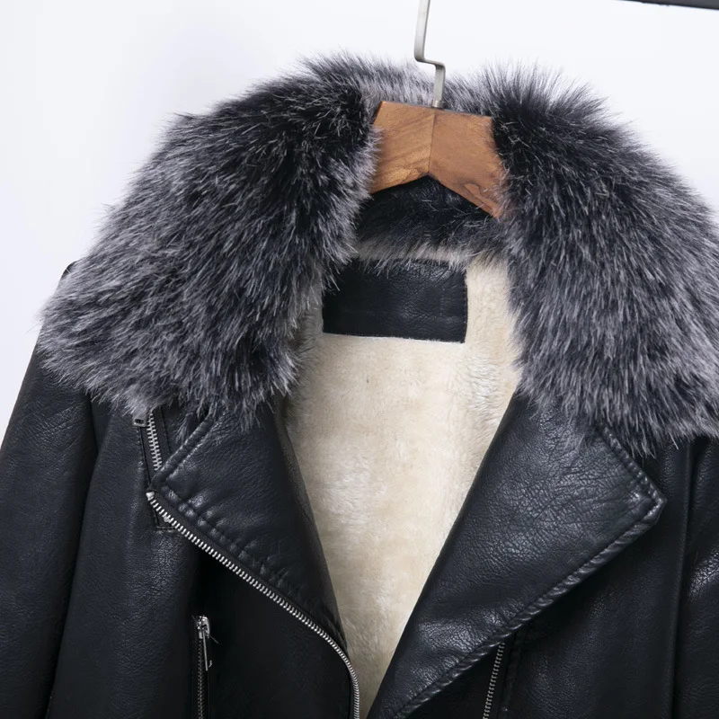 2019 осенне-зимнее пальто новый Европейский Американский женский панк лацкан