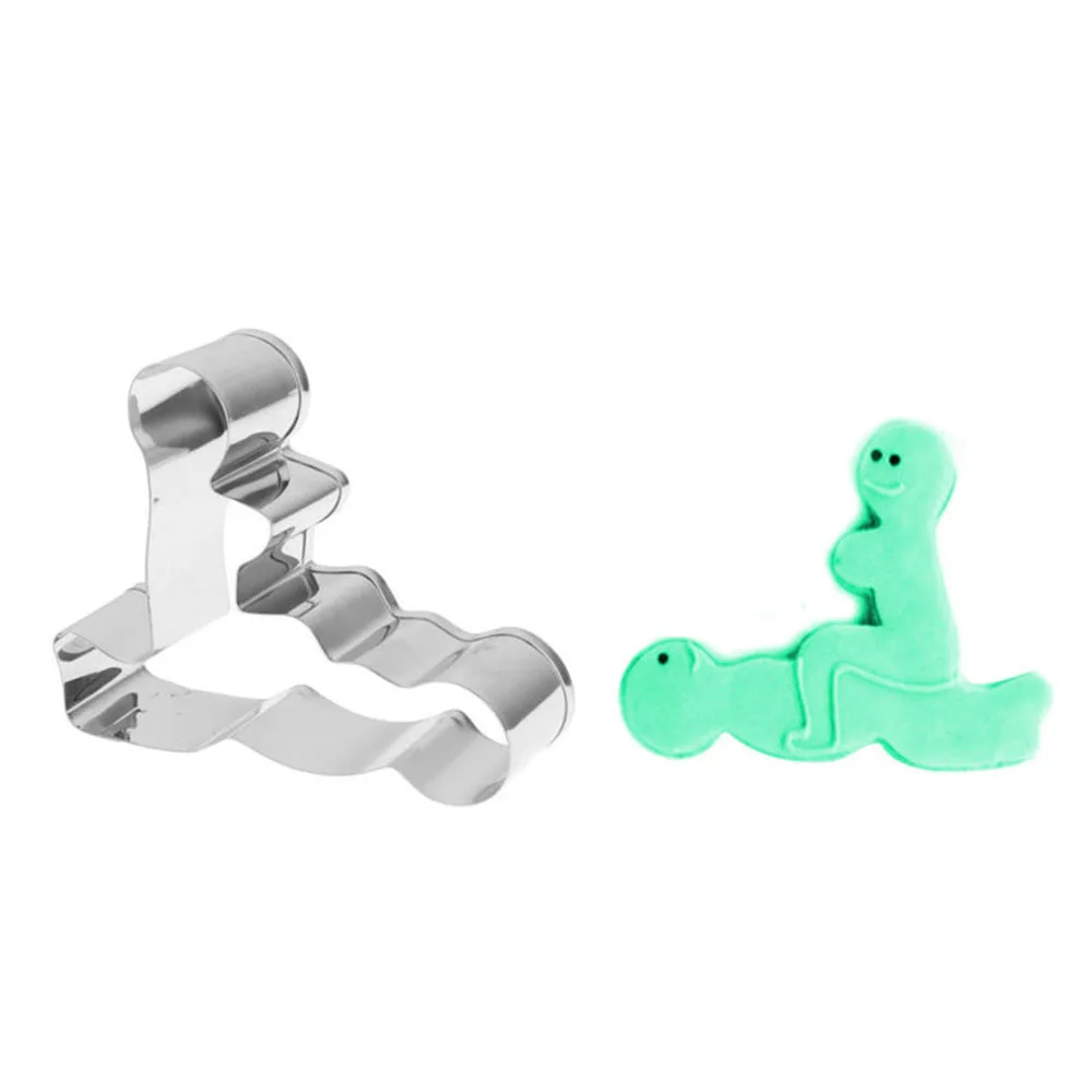 4 шт./компл. для секса, взрослые игры Нержавеющая сталь 3D печенье нож для печенья торт формочка, Инструменты для декорирования