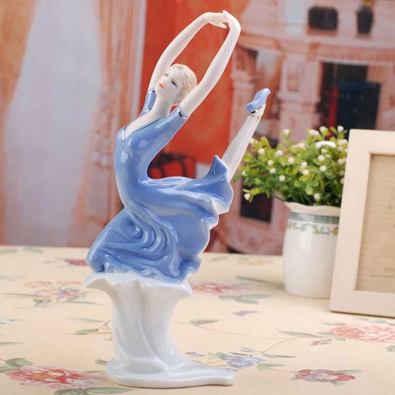 Западный женский персонаж леди домашний декор керамические фигурки