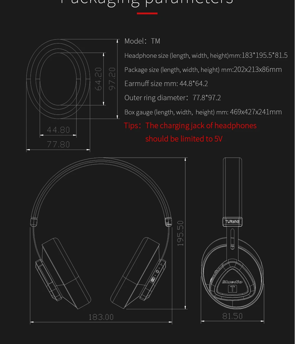 Bluedio TM беспроводные bluetooth наушники с микрофоном Монитор студийная гарнитура для музыки и телефонов 3,5 мм
