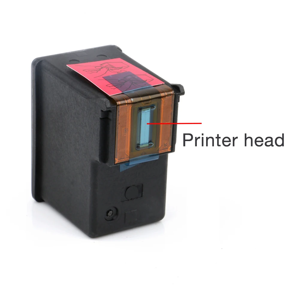 2 шт. 21XL Заправленный Черный чернильный картридж Замена для HP 21 XL Deskjet 3915 3920 D1320 D1455