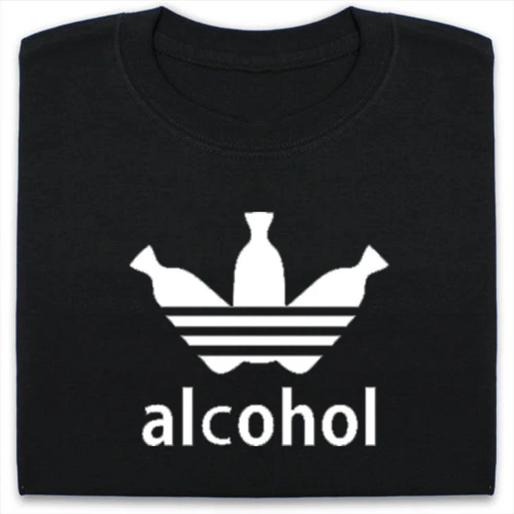Футболка с алкоголем для мужчин и женщин забавный подарок летняя футболка