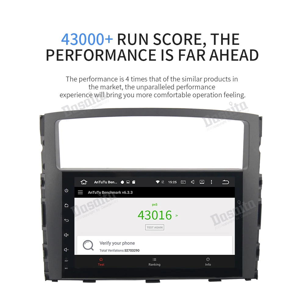 " ips автомобиля 1 din Android 8,0 мультимедийный плеер для Mitsubishi Pajero V93 V97 2006-2013 Автомагнитола с 8-Core 4 Гб+ 32 ГБ gps Wi-Fi