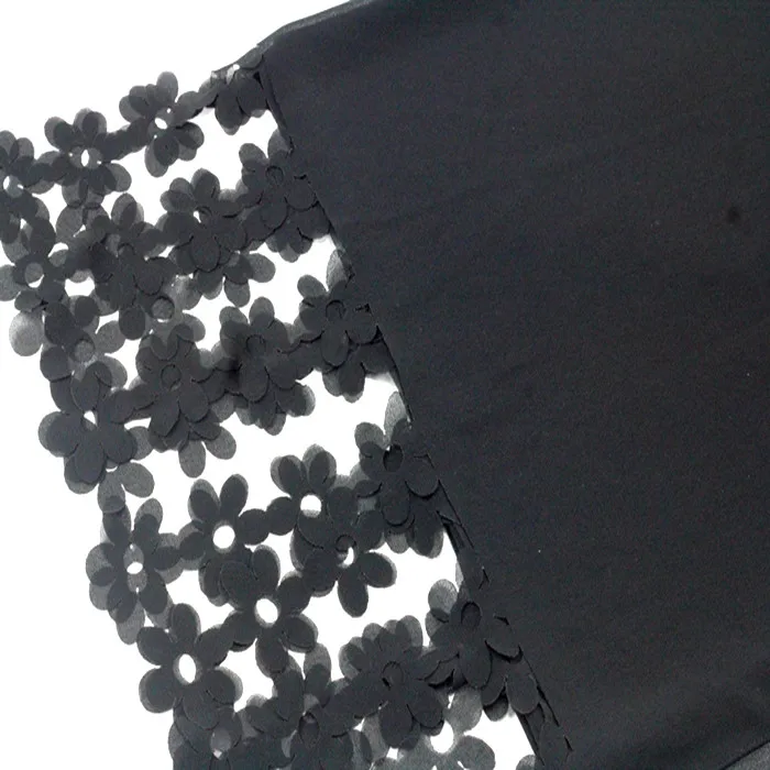 Bubble шифон вырезанный лазером цветок Полые шарфы кисточкой Хиджабах