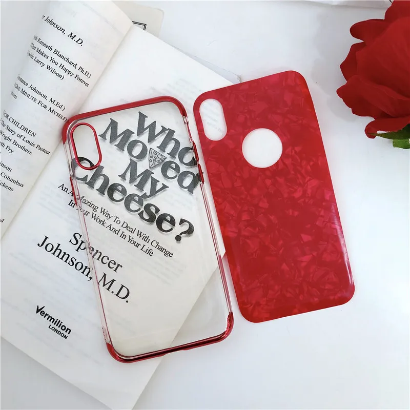 Marble Glitter Case For iphone X XS MAX SE 5 5S 6 6s 7 8 Plus Soft TPU Cover Full 360 Back XR Phone Cases |