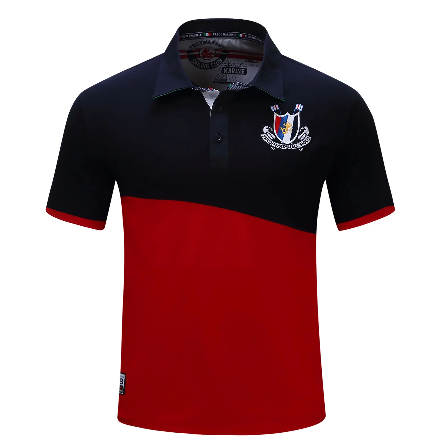 2017 Модная рубашка поло Fredd Marshall Мужская Дизайнерская для мужчин с коротким
