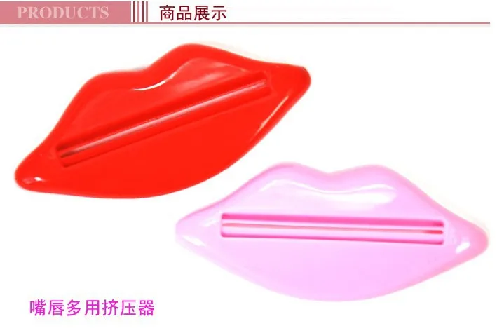 2 шт Сексуальные Губы Поцелуй Ванная комната трубка автоматическая Зубная паста