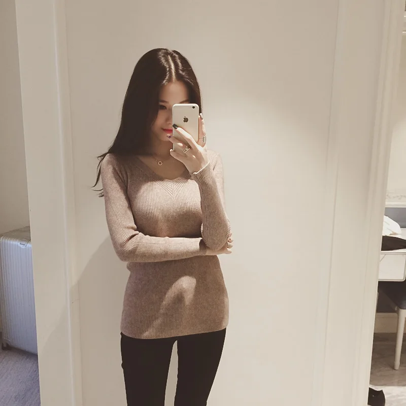 4xl Плюс большой размер свитер женский весна осень зима feminina тонкий плотный белый черный вязаный пуловер, Свитера Женские A4427
