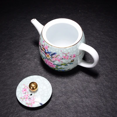 Цзиндэчжэнь Керамика Чай чайник Кунг Фу галстук Гуань Инь (железная Гуаньинь)