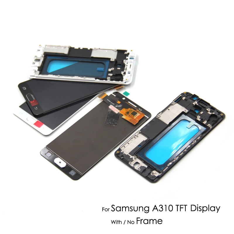 AMOLED/TFT для samsung Galaxy A3 2016 A310 A310F SM-A310F ЖК-дисплей OLED кодирующий преобразователь