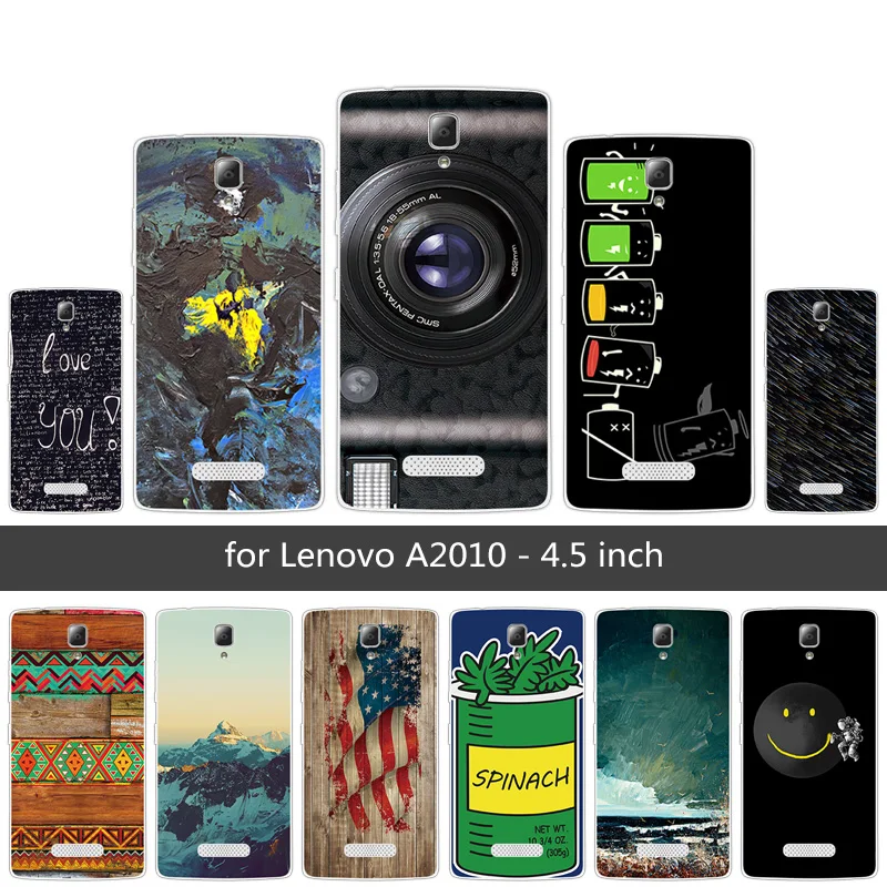 Для Lenovo A2010 небеса чехол для телефона прозрачный ТПУ мягкий 4 5 дюйма A 2010 Чехол