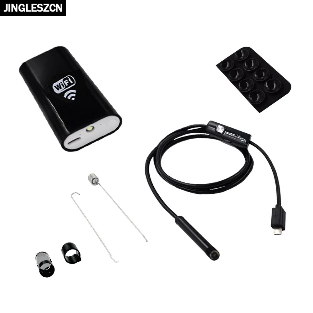 Wi Fi эндоскоп камера мини водостойкий жесткий кабель Инспекционная мм 8 М 1 10 м USB