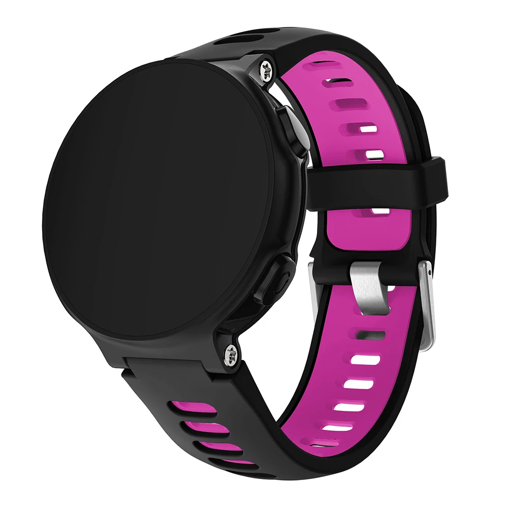Ремешок сменный силиконовый для наручных часов Garmin Forerunner 235/735/220/230 | Наручные часы