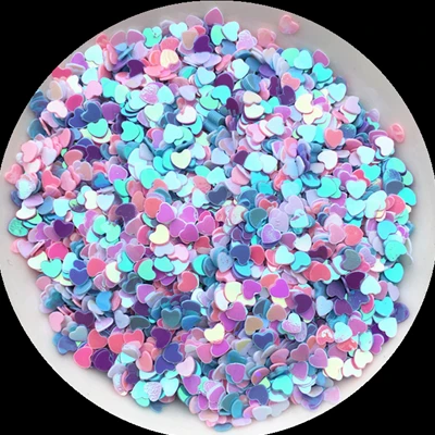 20 г белые синие розовые фиолетовые блестки со звездами сердечками Луной в