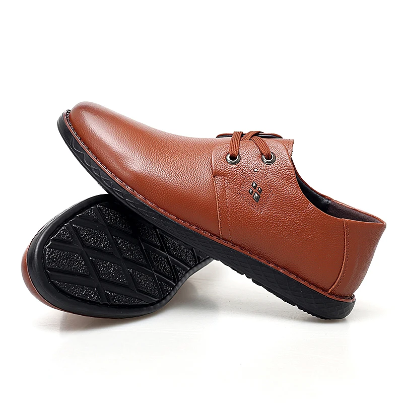 Мужские туфли из натуральной кожи деловые элегантные туфли-оксфорды | Обувь