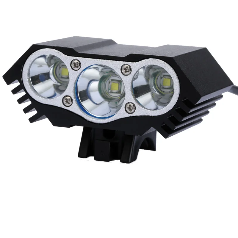 3600LM 3x XML T6 светодиодный велосипедный светильник Передняя велосипедная вспышка