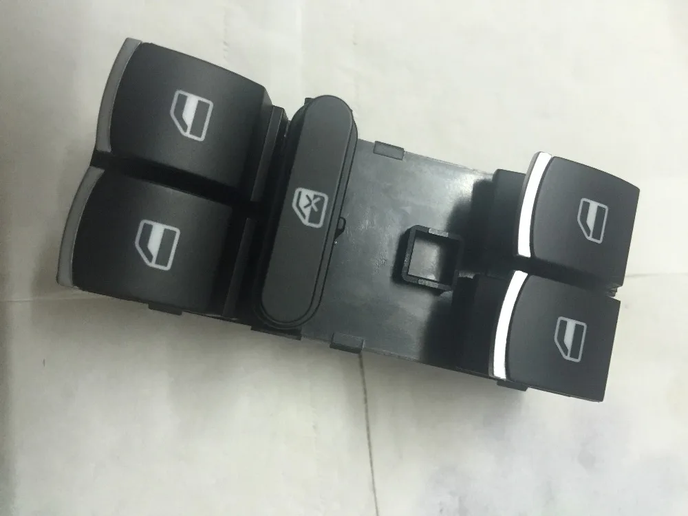 Хромированный электрический стеклоподъемник для VW Jetta Golf MK5 MK6 GTI Rabbit Passat B6 3C Tiguan 5ND