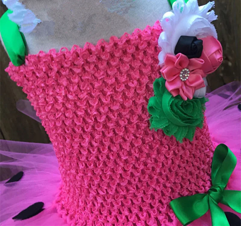 Милое розовое платье-пачка с цветочным рисунком для девочек детское платье из