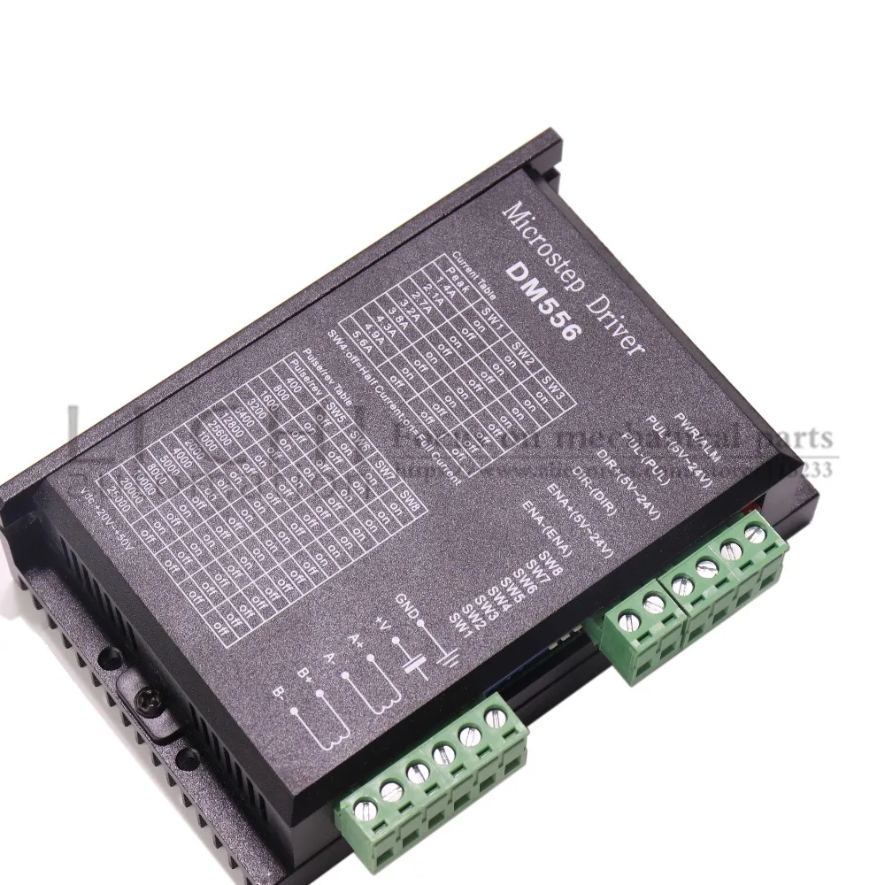 3 шт. DM556 2-фазный цифровой NEMA23 NEAM34 Драйвер шагового двигателя 42/57/86 Шаговый Мотор драйвер для станка с ЧПУ