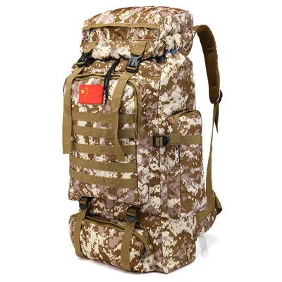 B Naturebell 70L Большая вместительная сумка для альпинизма камуфляжный рюкзак военный тренировочный рюкзак для кемпинга - Цвет: B