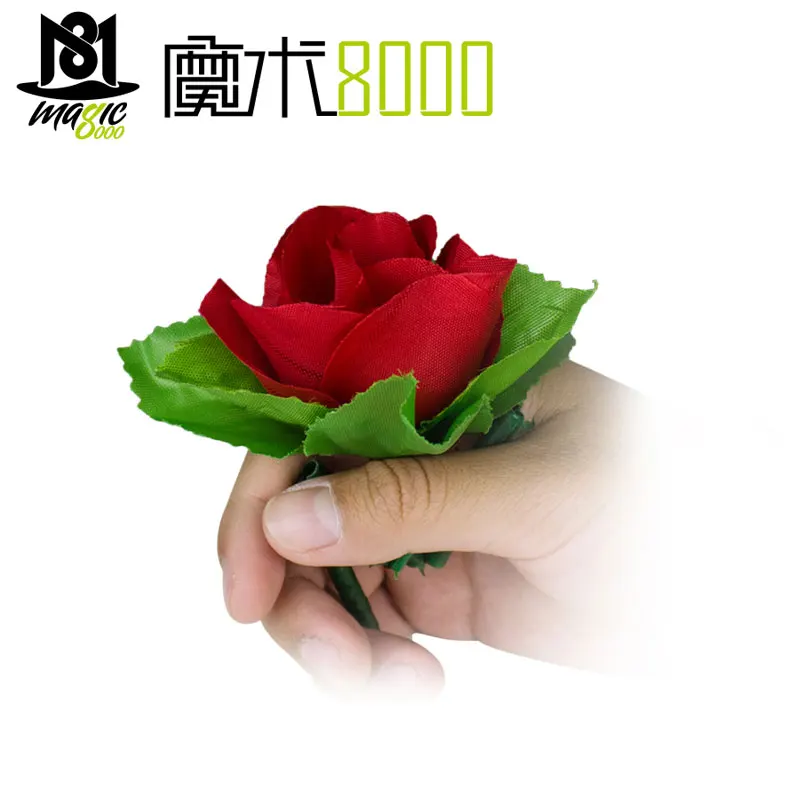 Складывающаяся Роза появляющиеся Волшебные трюки цветок появляющийся исчезает