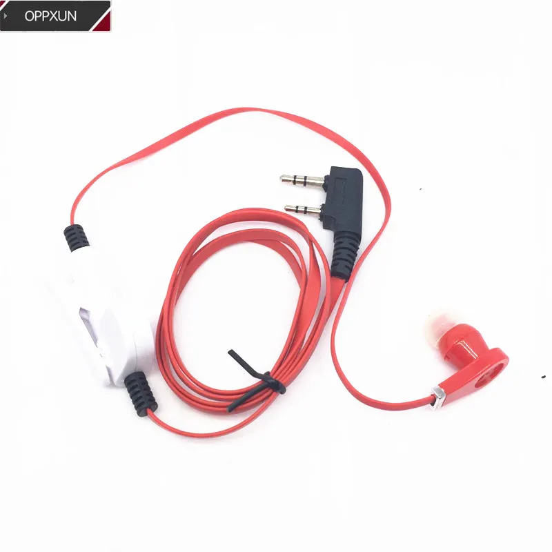 5 шт. красные наушники Moore для baofeng UV5R BF888S uv82 PUXING px777 px888k QUANSHENG uv2 Двусторонняя