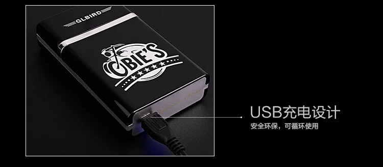 8 палочек для сигарет, креативный чехол для сигарет с usb зажигалкой для зарядки, высококачественные модные подарки, антистресс для мужчин