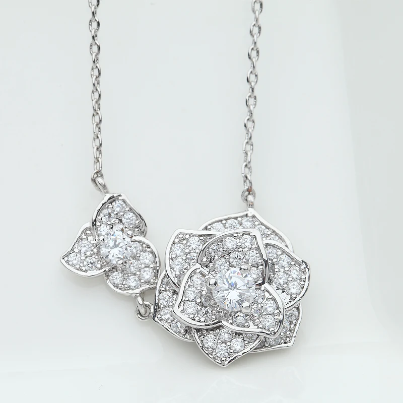 LUOTEEMI роскошный в корейском Стиль крошечные кубический инкрустация цирконием