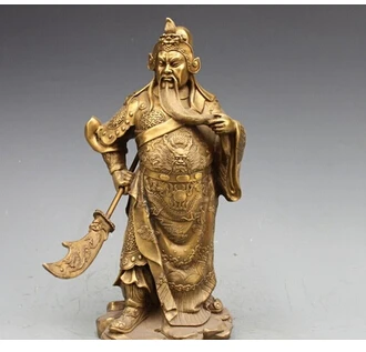 Медь Латунь КИТАЙСКИЙ ремесла декор Азии Де Китай Кобр Puro Ву Fortuna Estatua Бронс де