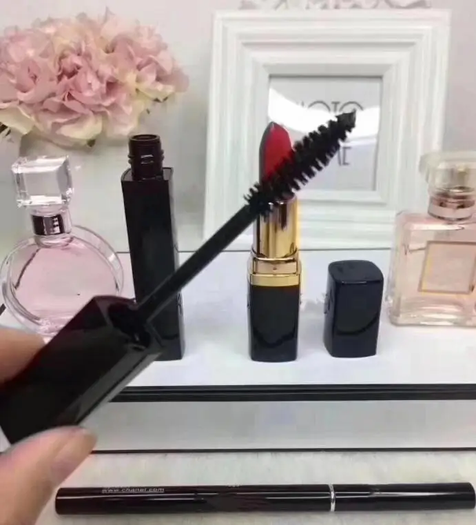 Рождественский подарок 5 шт косметический набор Коллекция матовая помада Черная