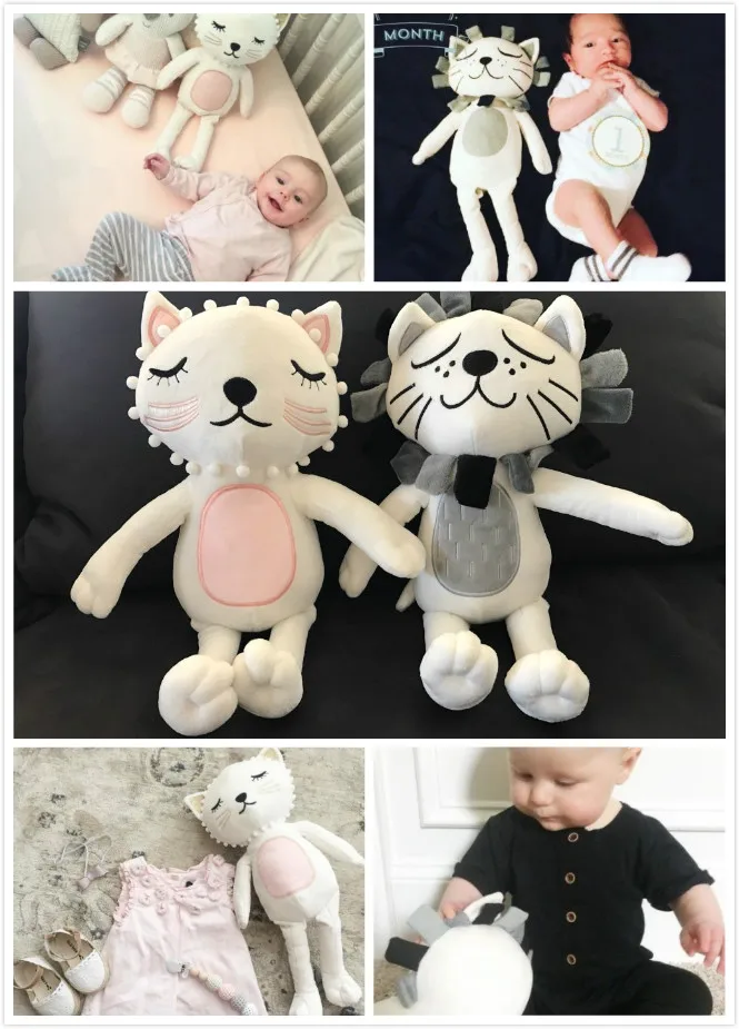Плюшевые игрушки Emily &amp Meritt Cat Lion Instagram /Ins мягкие животные для малышей подарок